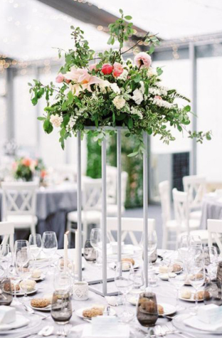 stand plinth flower table pedestal decorations floral via instagram weddingforward tall brancoprata centerpieces flowers centerpiece