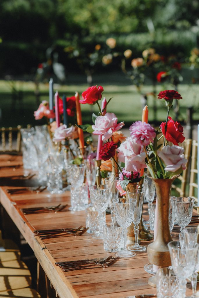 BRASS VASES LARGE The Wedding Creators