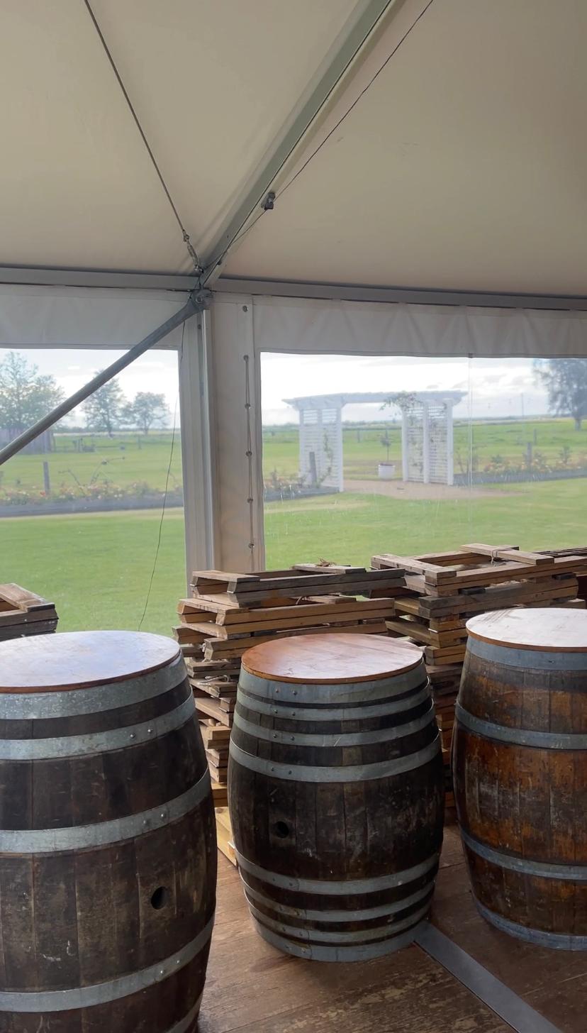 WINE BARRELS The Wedding + Event Creators