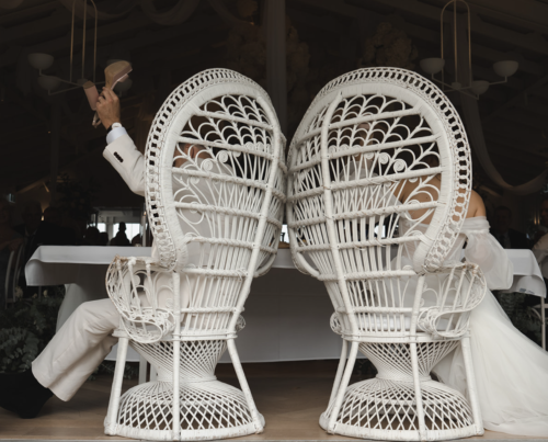 WHITE PEACOCK CHAIR - Image 7