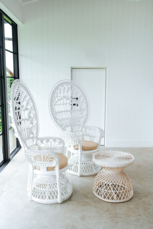 WHITE PEACOCK CHAIR - Image 11