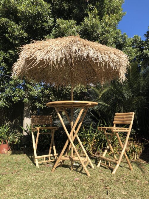 BAHAMAS SEAGRASS BAMBOO BAR SET - Image 7