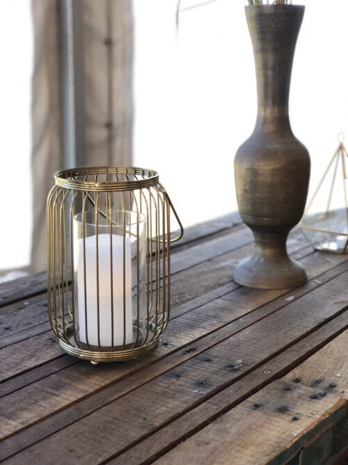 BRASS GOLD LANTERN - Image 2