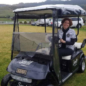 shoshanna golf buggy staff photo