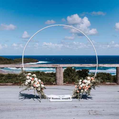 CIRCLE OF LOVE ROUND ARBOUR - WHITE