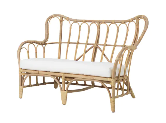 DOUBLE SOFA - NATURAL BAMBOO RATTAN - STYLE 1 - Image 2