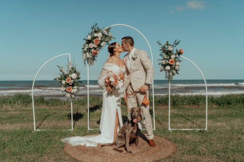 3 WHITE FEATURE ARCH ARBOUR - Image 2