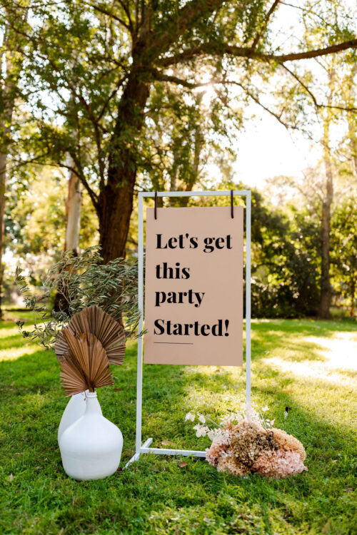 Let's Get This Party Started Sign - Image 2