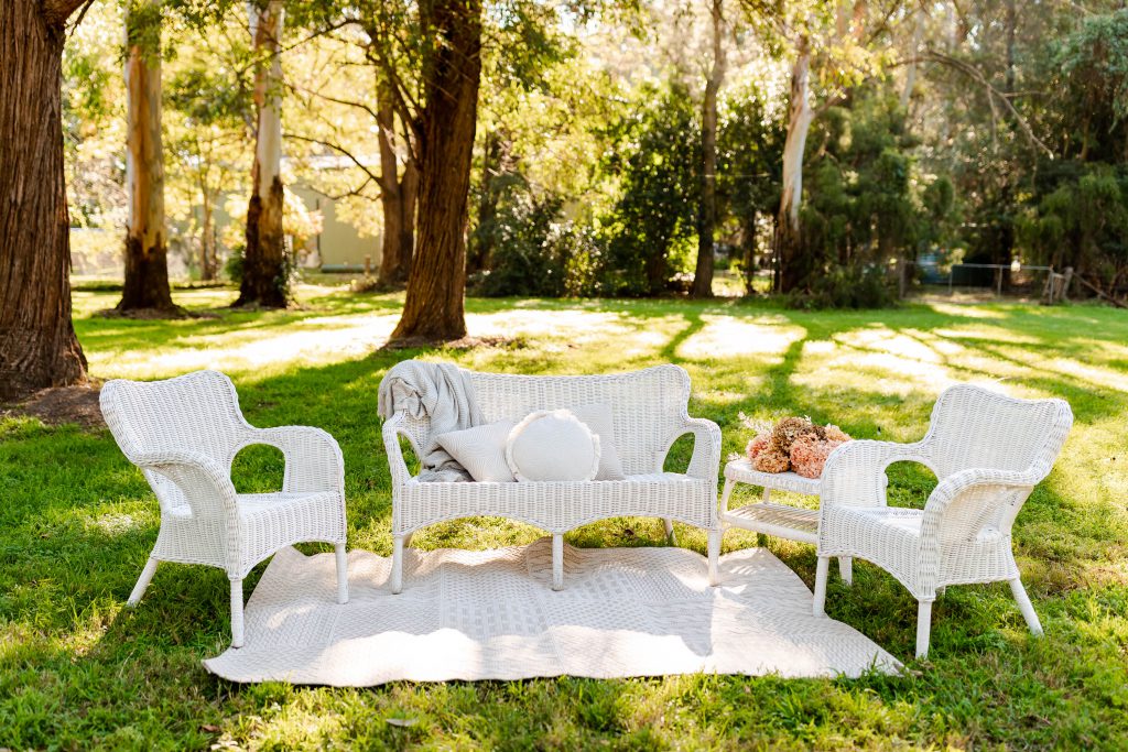 White Cane Furniture Package 2 The Wedding Creators