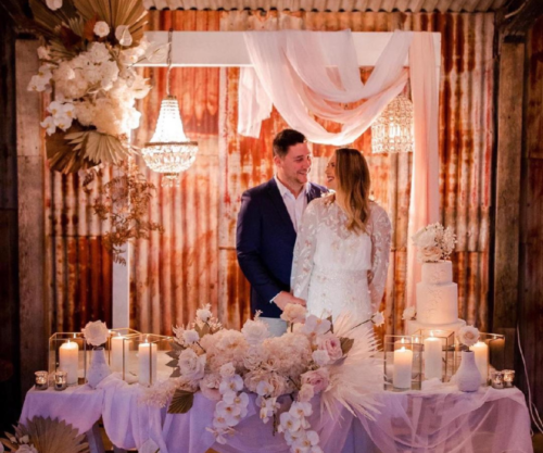 Wedding/Bridal Table Backdrop