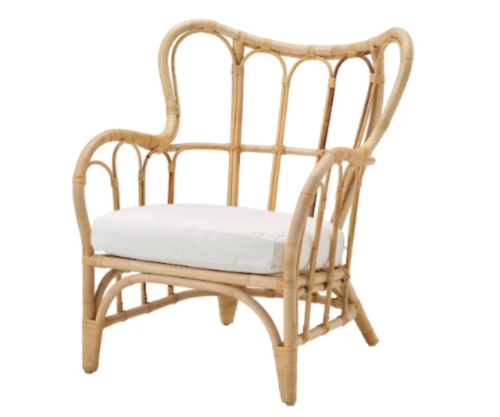 SINGLE CHAIR - NATURAL BAMBOO RATTAN
