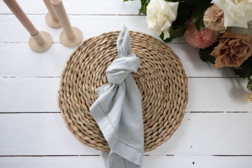 Cotton Serviettes/Napkins - Grey