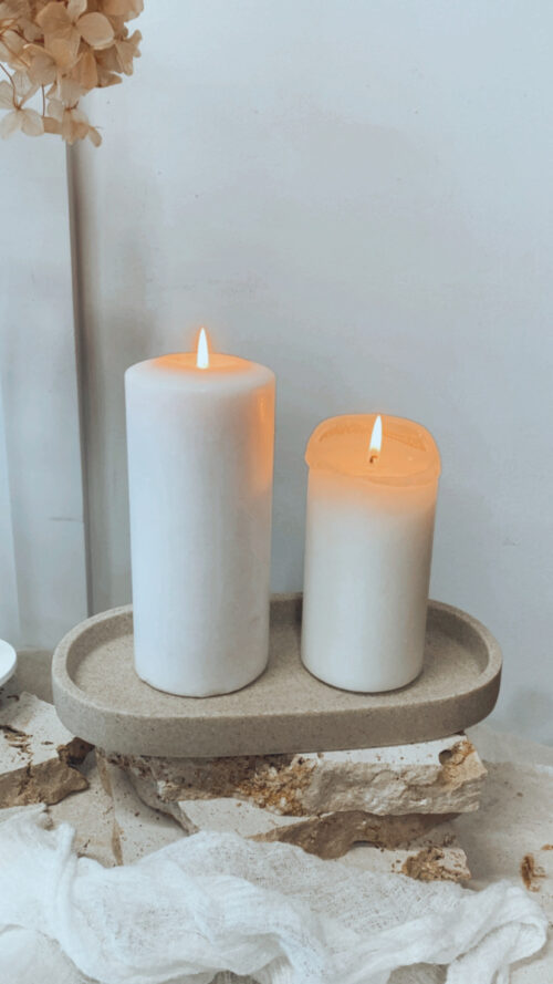 Oval Candle Tray - Sand - Image 6