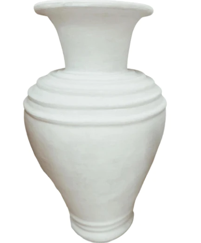 White Terracotta Urn- Medium (Style 2)