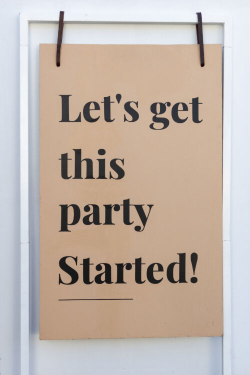 Let's Get This Party Started Sign - Image 5