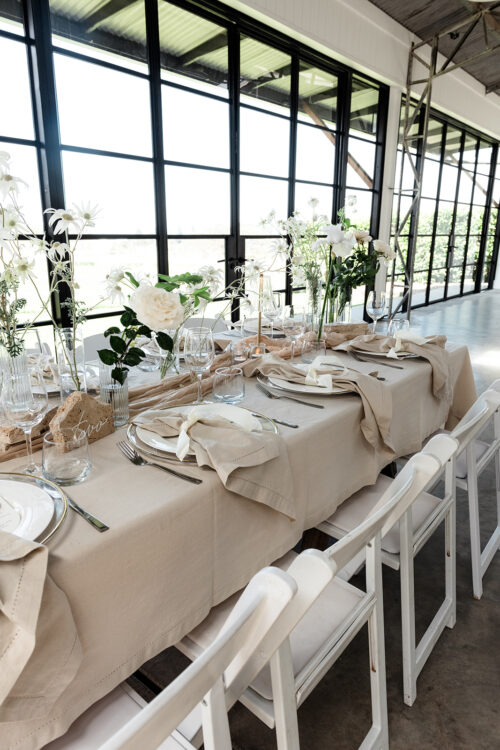NATURAL BEIGE LINEN TABLECLOTH - Image 17