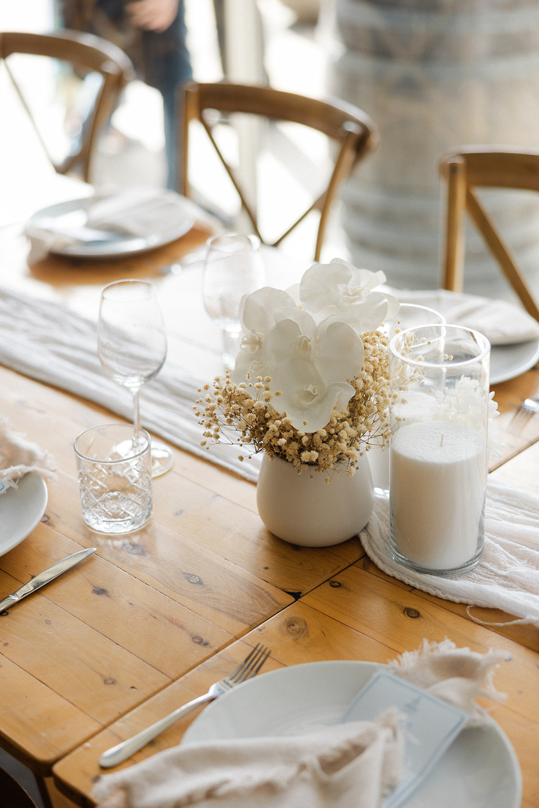Cylinder Vase Candle - Set of 3 - Wax Sand Style - Image 10
