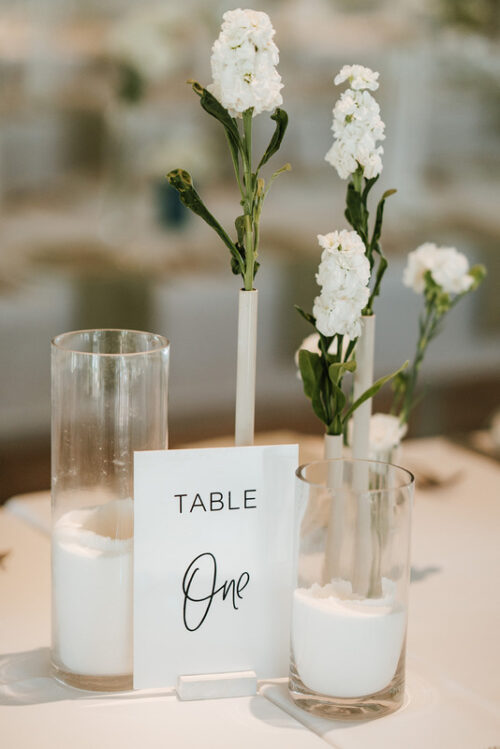 White Acrylic Table Numbers - Image 8