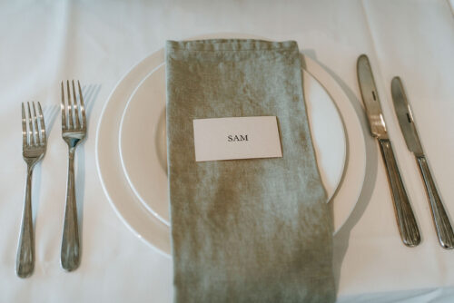 Cotton Serviettes/Napkins - Sage Green - Image 16