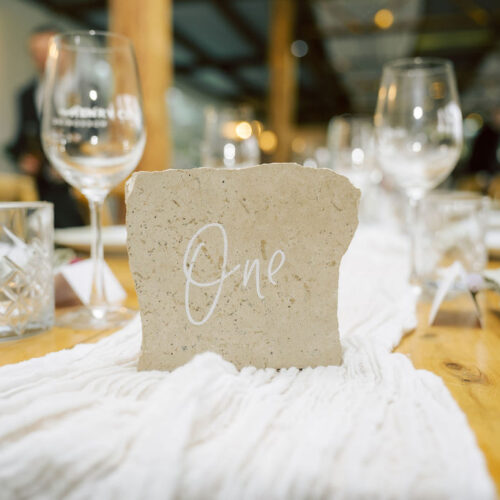 Stone Table Numbers